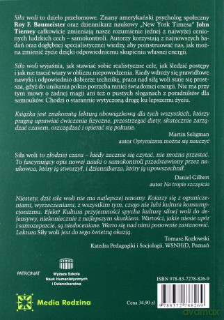 Siła Woli - Roy F. Baumeister [KSIĄŻKA]