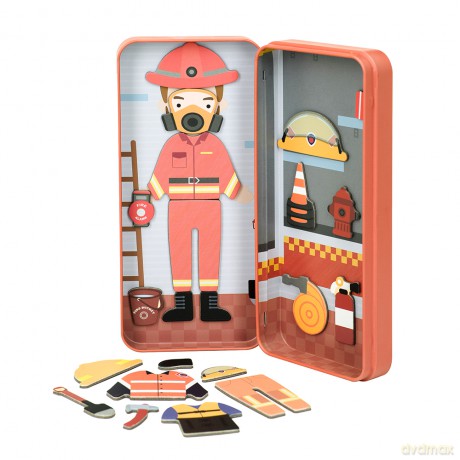 Puzzle mierEdu - Magnetic Hero Box - Firefighter - (ME085)