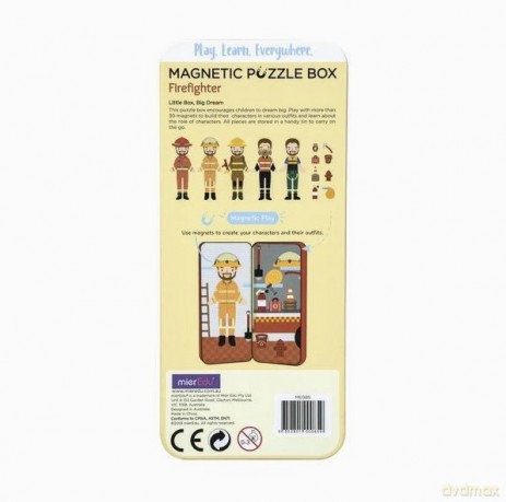 Puzzle mierEdu - Magnetic Hero Box - Firefighter - (ME085)