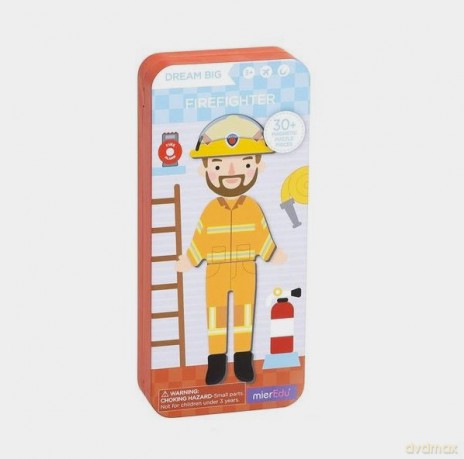 Puzzle mierEdu - Magnetic Hero Box - Firefighter - (ME085)