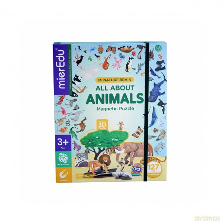 mierEdu - Magnetic Learning Box - All About Animals - (ME093)