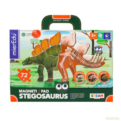 mierEdu - Magnetic Pad - Stegosaurus - (ME0542) [PUZZLE]