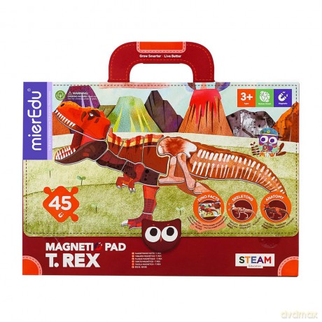 mierEdu - Magnetic Pad - T Rex - (ME0543) [PUZZLE]