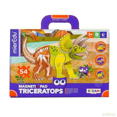 mierEdu - Magnetic Pad - Triceratops - (ME0545) [PUZZLE]