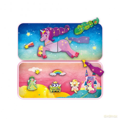 mierEdu - Magnetic Travel Box - Unicorns - (ME0885)