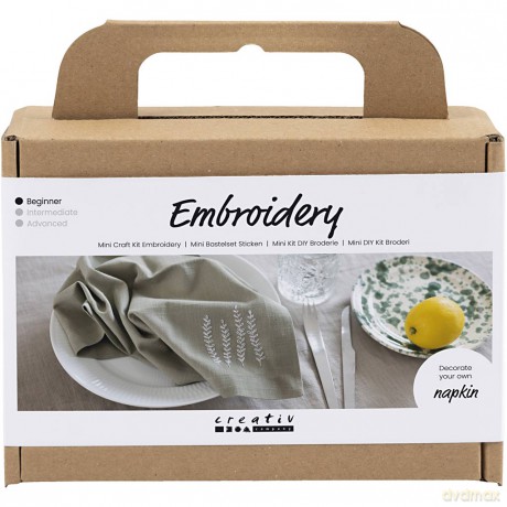Mini Craft Kit - Embroidery - Napki (977648)