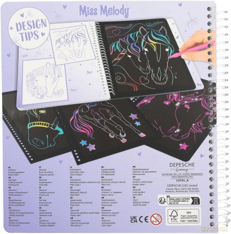 Miss Melody - Magisk Scratch Bog (0412731)
