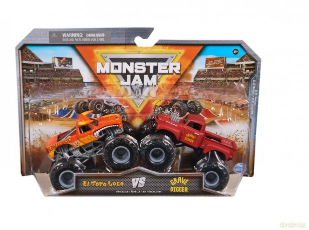 Monster Jam - 1:64 Die Cast 2 pack - El Toro Loco vs Grave Digger