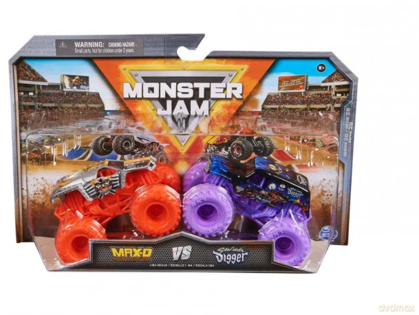 Monster Jam - 1:64 Die Cast 2 pack - Max-D vs W Digger