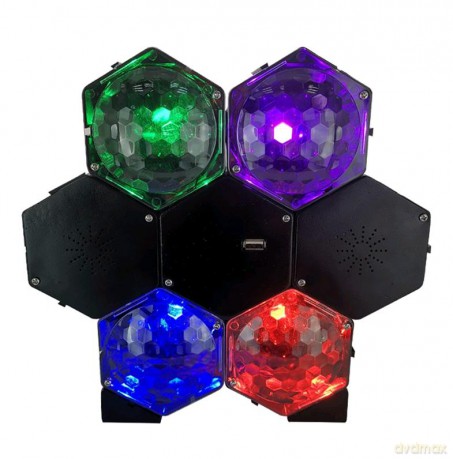 Music - BT Speaker with 4 Color LED Light Effect (501113)