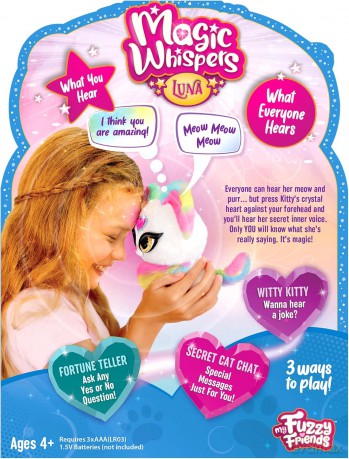 My Fuzzy Friends - Magic Whispers Kitty - White (30432)