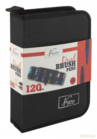 Nassau - Double markers 120 pcs in Nylon Wallet - (K-AR0132/GEA)