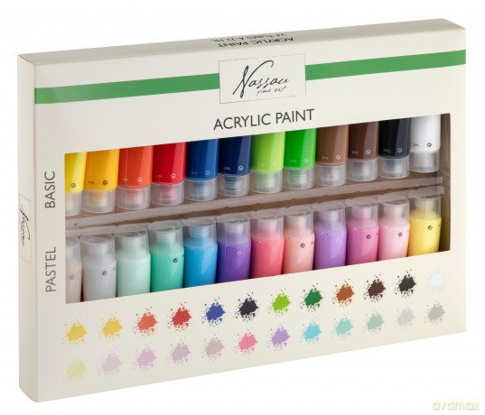 Nassau - Paint Set Acrylic 24 x 22 ml - (K-AR0737/GE)