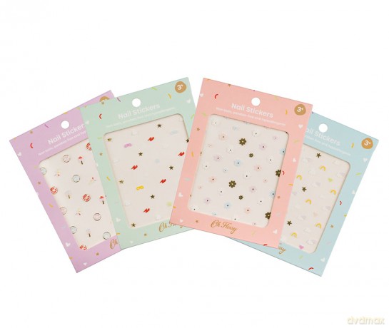 Oh Flossy - Nail Stickers 4-pack - FL030353