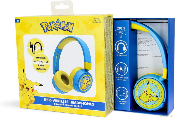 OTL - Bluetooth Headset w/Perental Control - Pokemon Pikachu (PK0980)