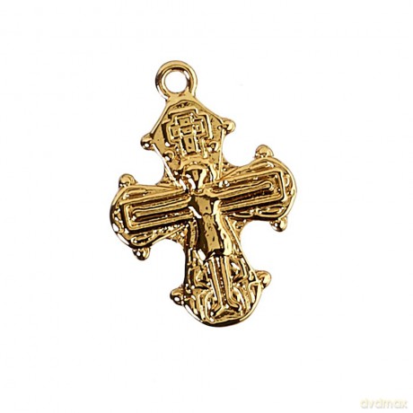 Pendant - Crucifix - 18K gold plated