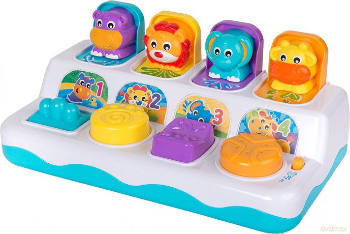 Playgro - Music and Lights Pop Up Jungle Pals - (14086994)