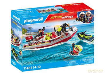 Playmobil - Fireboat with Aqua Scooter (71464)