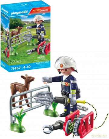 Playmobil - Firefighting Mission: Animal Rescue (71467)