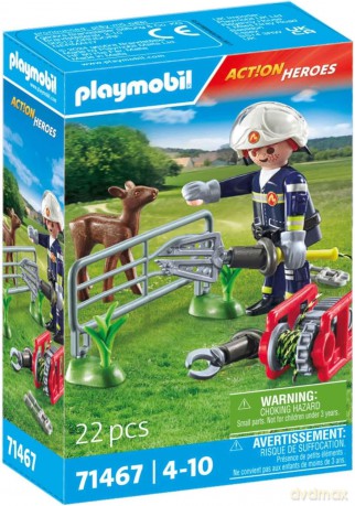 Playmobil - Firefighting Mission: Animal Rescue (71467)