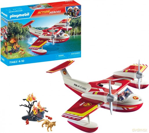 Playmobil - Firefighting Sea plane with extinguishing function (71463)