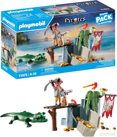 Playmobil - Pirate with alligator (71473)