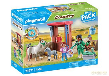 PLAYMOBIL Starter Pack Weterynarz z osiołkami Country Farma (71471)