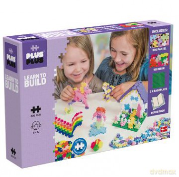 Plus Plus - Mini Pastel - 600 pcs - Starter Set (5009)