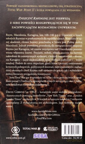 Total War Rome Zniszczyć Kartaginę - David Gibbins [KSIĄŻKA]
