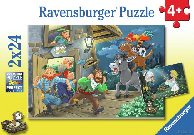 RAVENSBURGER Fairy Tales 2x24p - (10105719) [PUZZLE]