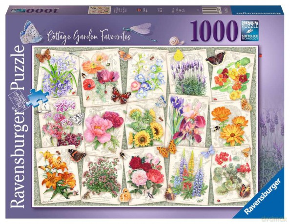 RAVENSBURGER Garden Flowers 1000p - (10217485) [PUZZLE]