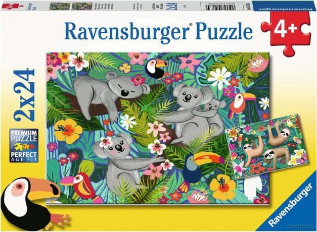 RAVENSBURGER Koalas And Sloths 2x24p - 05183 [PUZZLE]