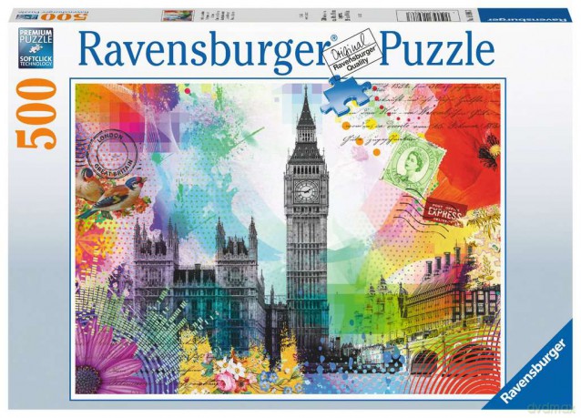 RAVENSBURGER London Postcard 500p - 16986 [PUZZLE]