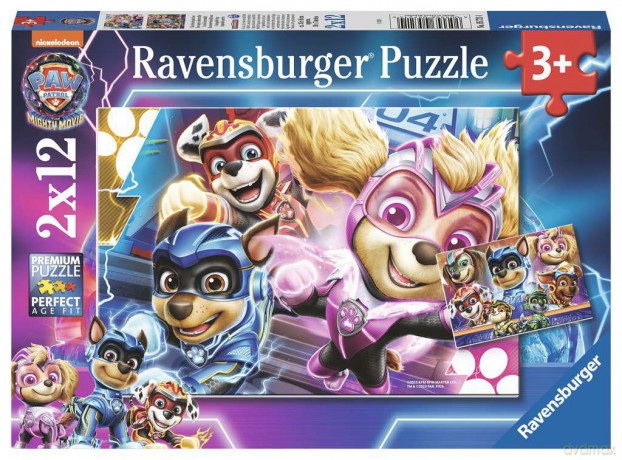 RAVENSBURGER Paw Patrol The Mighty Movie 2x12p - (10105721) [PUZZLE]