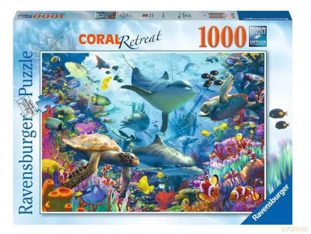 RAVENSBURGER Puzzle Coral Reef Retreat 1000p [PUZZLE]