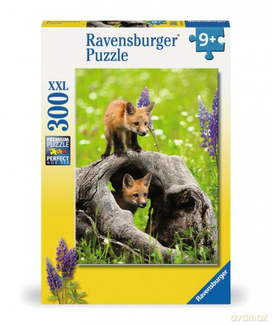 RAVENSBURGER Puzzle Curious Foxes 300p [PUZZLE]