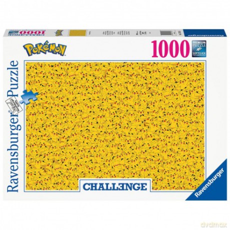 RAVENSBURGER Puzzle Pikachu Challenge 1000p (10217576) [PUZZLE]