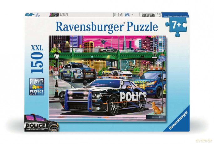 RAVENSBURGER Puzzle Police On Patrol 150p [PUZZLE]