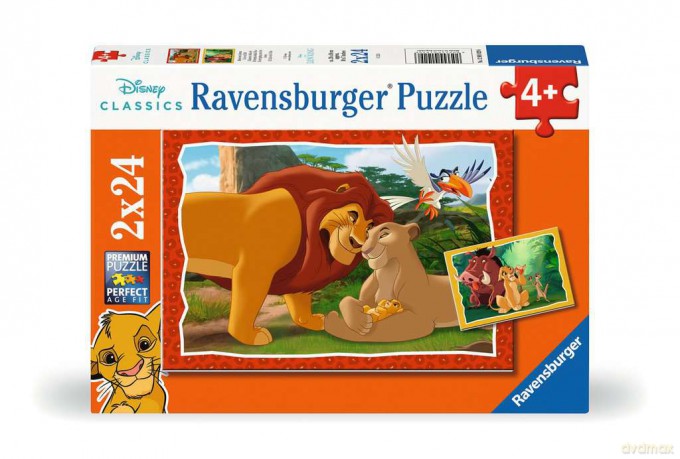RAVENSBURGER Puzzle The Lion King 2x24p [PUZZLE]