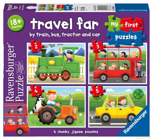 RAVENSBURGER Travel Far My First Puzzle 2/3/4/5p [PUZZLE]