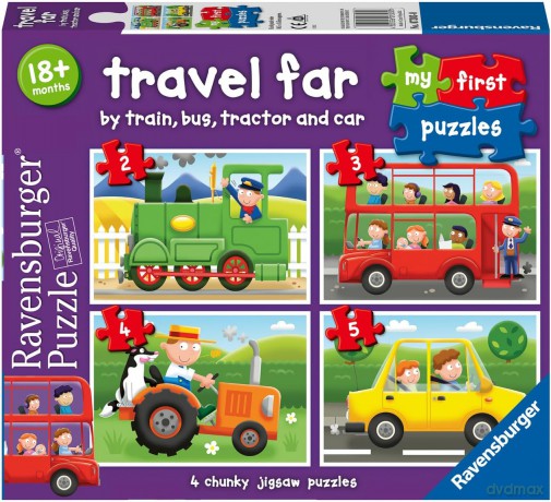 RAVENSBURGER Travel Far My First Puzzle 2/3/4/5p [PUZZLE]
