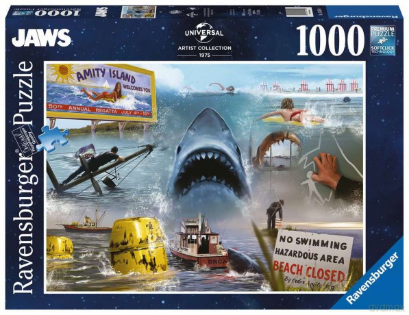 RAVENSBURGER Universal Studios Jaws 1000p - (10217450) [PUZZLE]