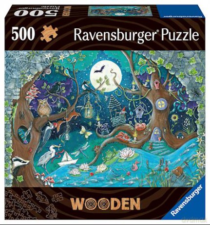 RAVENSBURGER Wooden Fantasy Forest 500p - (10217516) [PUZZLE]