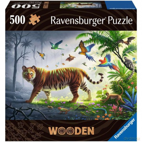RAVENSBURGER Wooden Tiger 500p - (10217514) [PUZZLE]