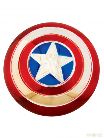 Rubies - Captain America Electroplated Metallic 12 Shield (34947)