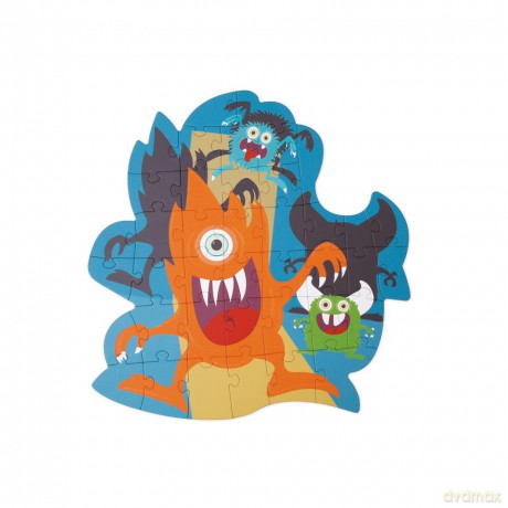 Scratch - Puzzle 40pcs: Contour Puzzle/monsters (466181144) [PUZZLE]