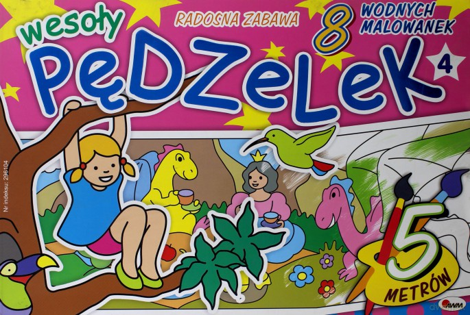 Wesoły Pędzelek 4 Radosna Zabawa [KSIĄŻKA]