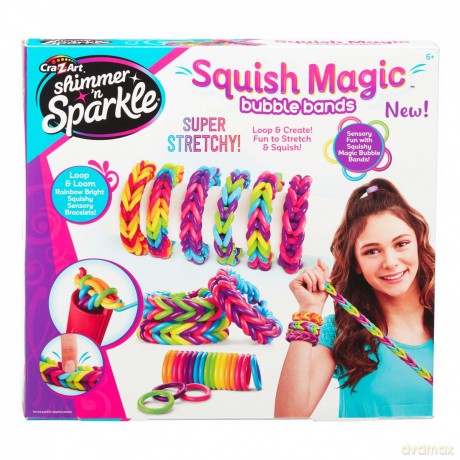 SHIMMER'N SPARKLE ZESTAW DO ROBIENIA BRANSOLETEK BUBBLE BANDS 17343