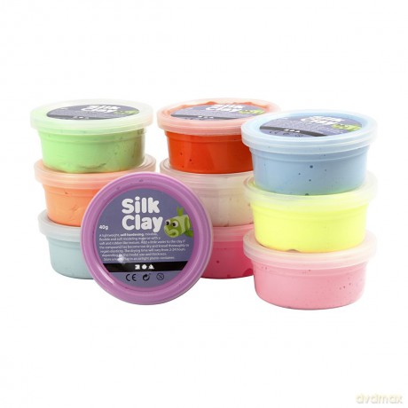 Silk Clay - Basic Colours (10 x 40 g) (79146)