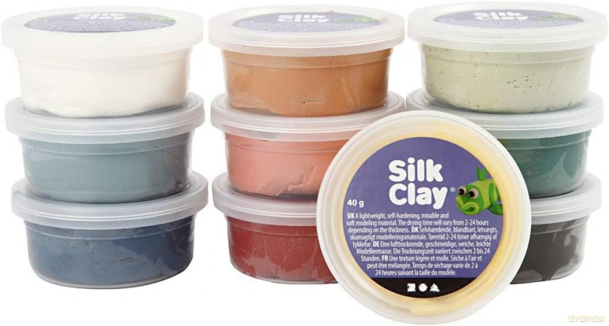 Silk Clay - Dusty Colours 10 x 40 g (79154)